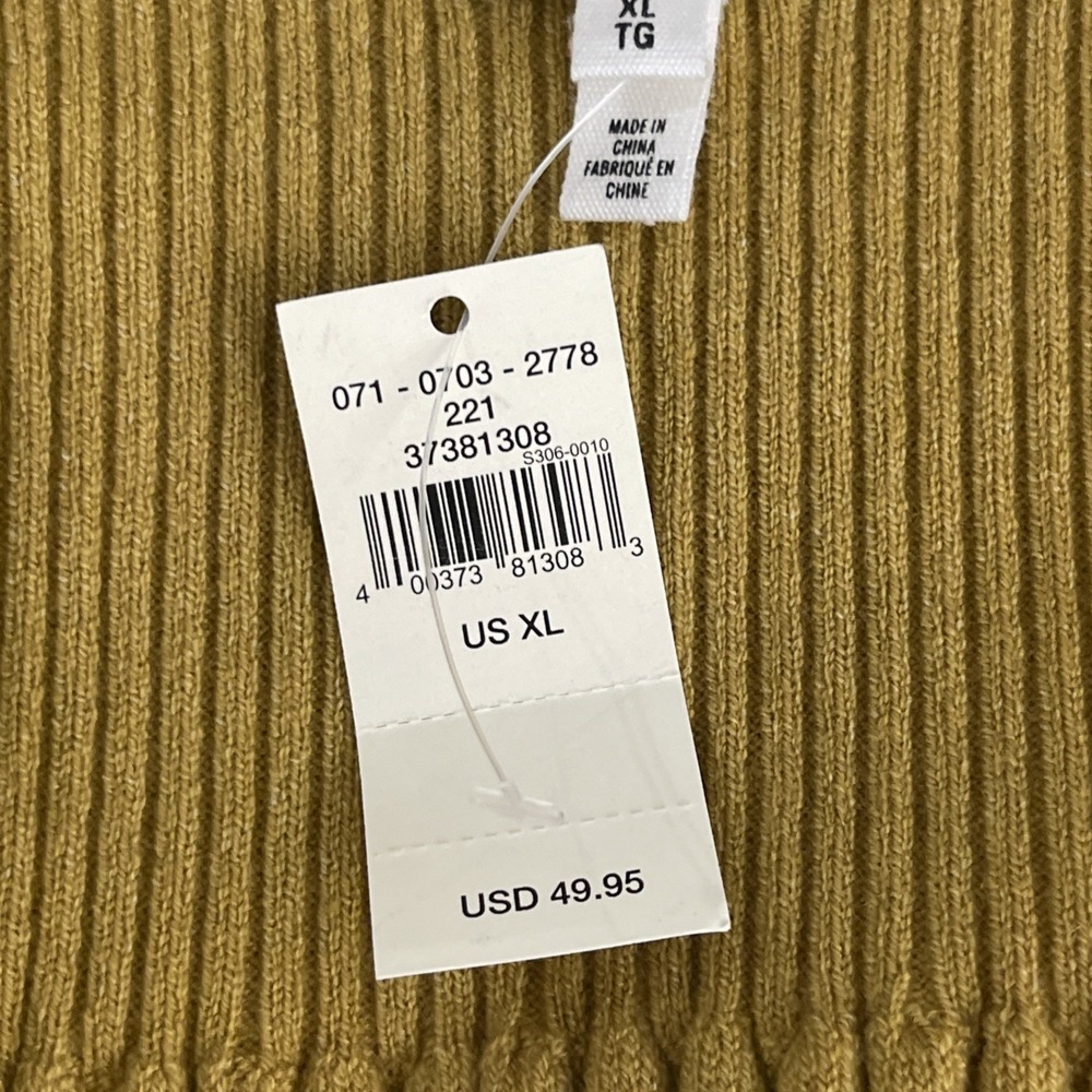 Aerie Take Charge Pleated Sweater Skirt Womens Size XL Mustard Yellow Stretch - Picture 6 of 11